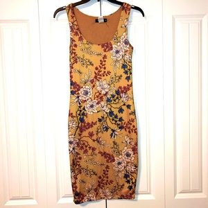 Bodycon Floral Dress
